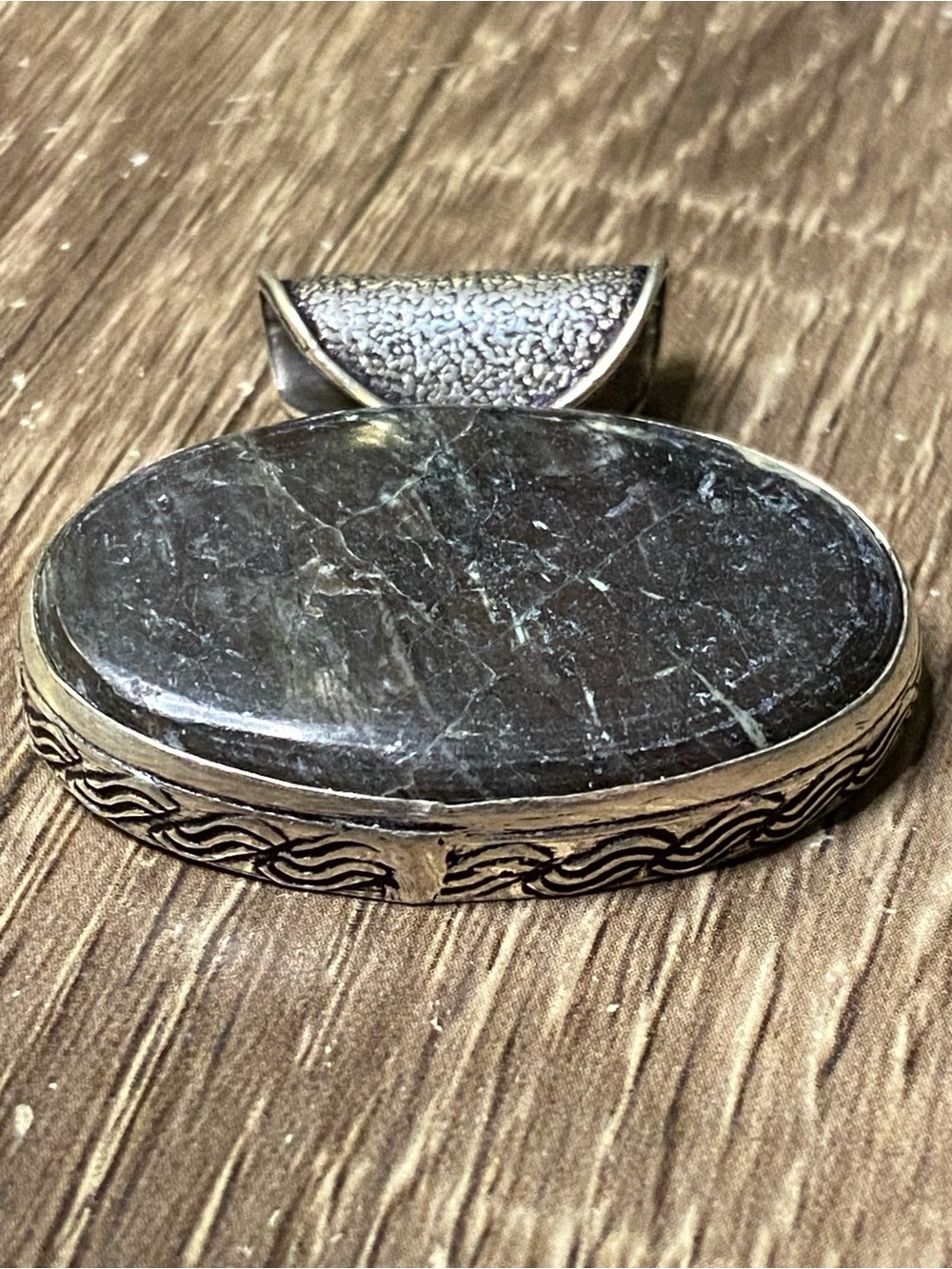 Jasper & Silver Pendant